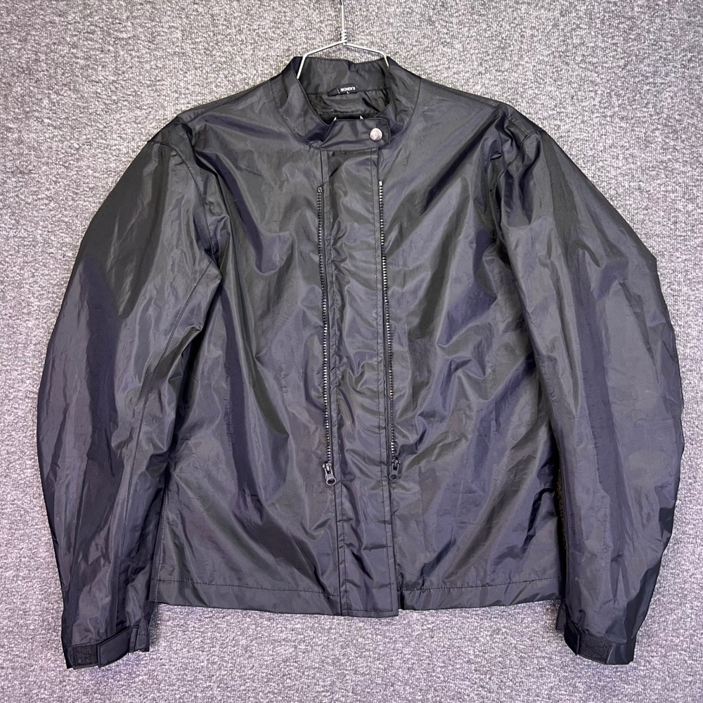 Speed and Strength Jacket Liner Womens L Black Moto Biker Zip Snap Lightweight